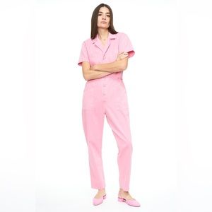 Pistola Grover Short Sleeve Jumpsuit - Flamingo